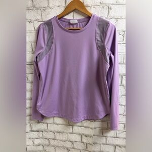 Lavender Long-Sleeve Performance Tee